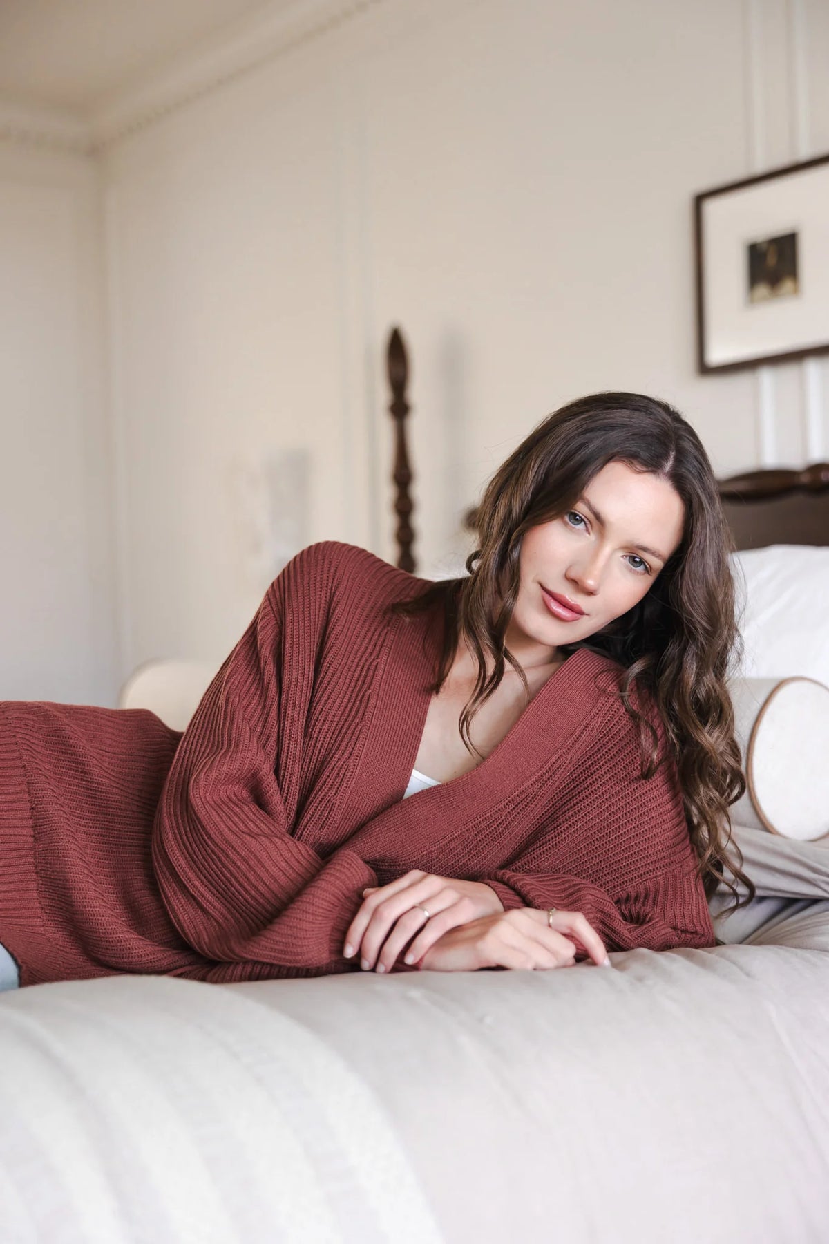 Chunky Knit Women's Oversized Cardigan Main image