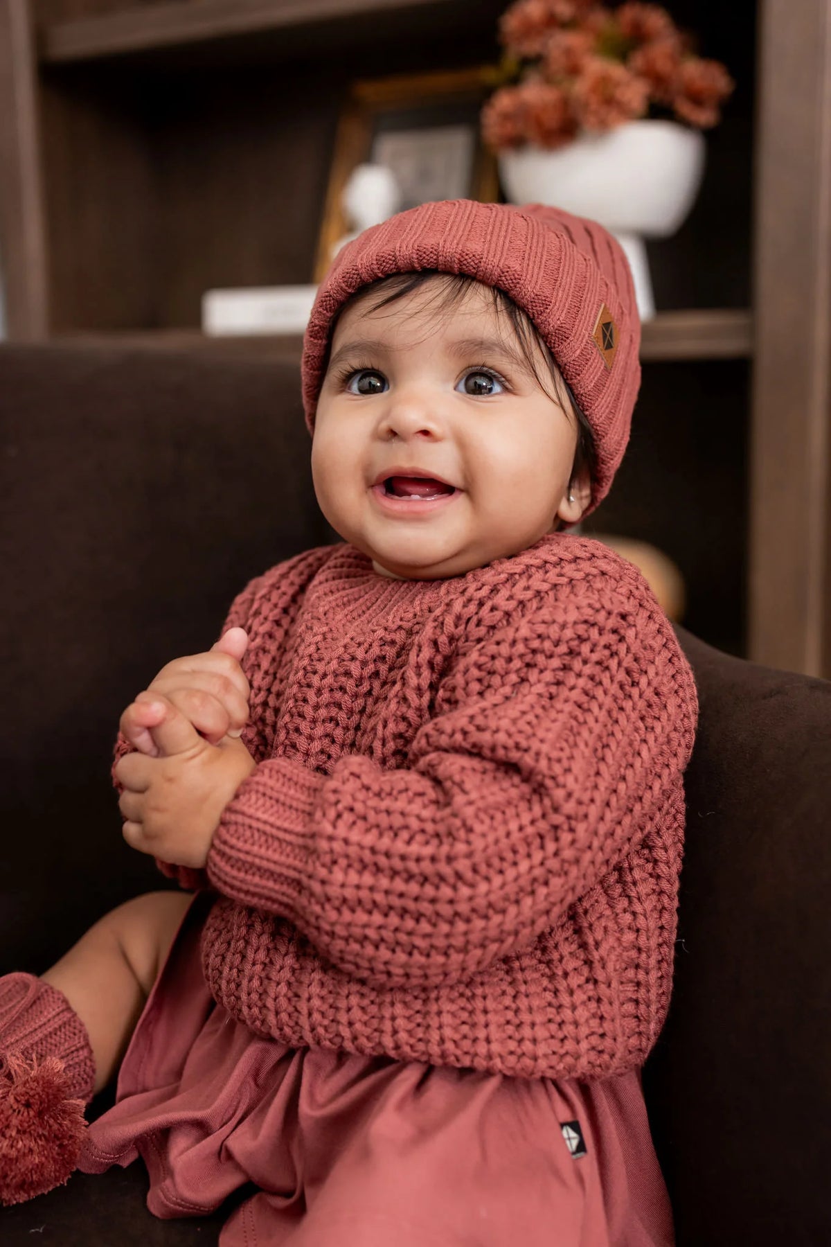 Chunky Knit Ribbed Beanie Main image