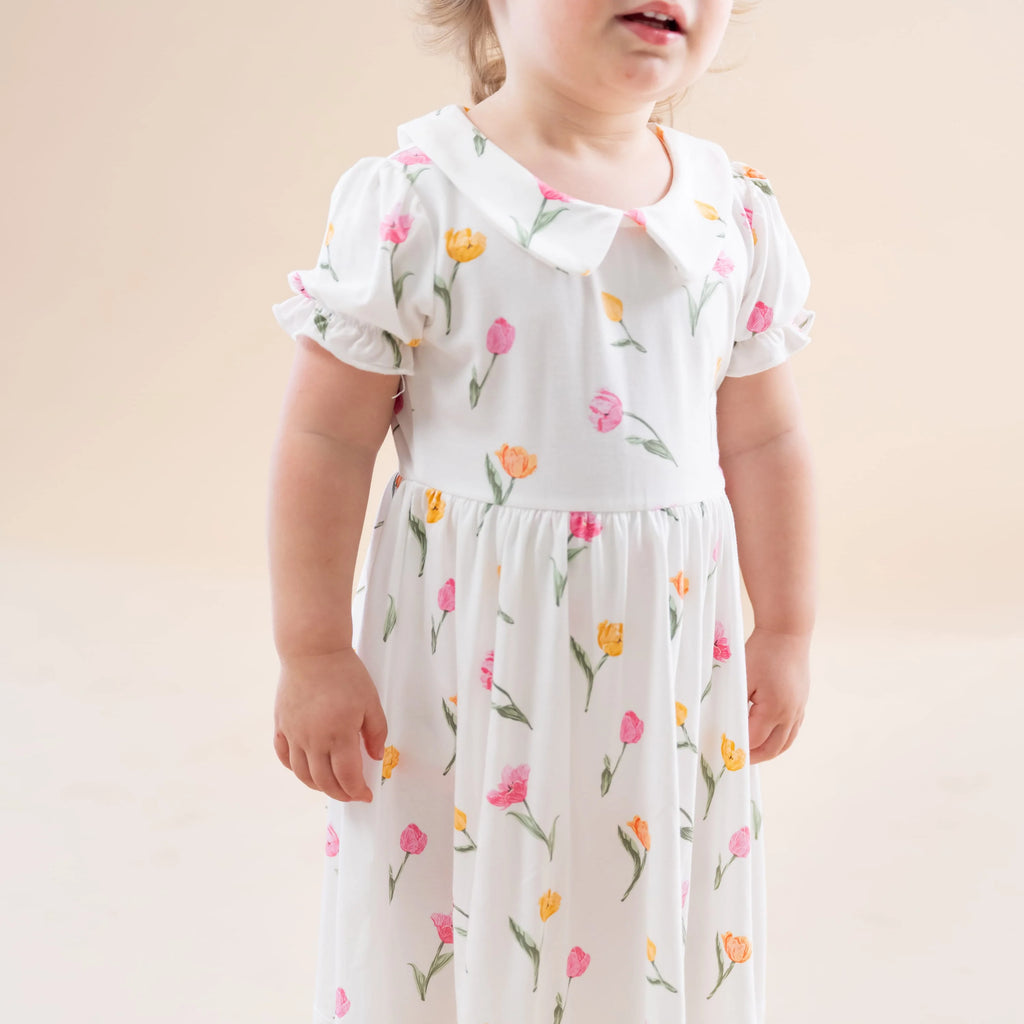 Peter Pan Collar Bodysuit Dress