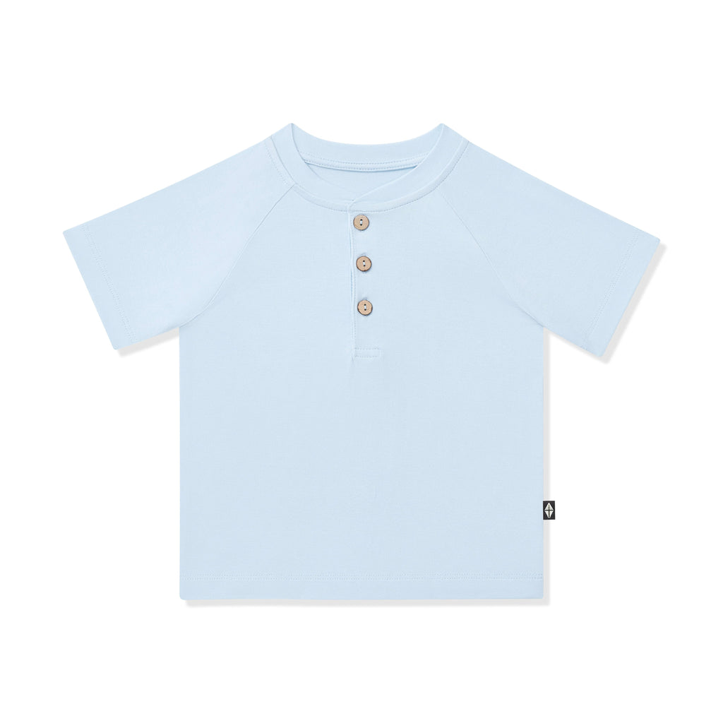 Short Sleeve Toddler Henley Tee