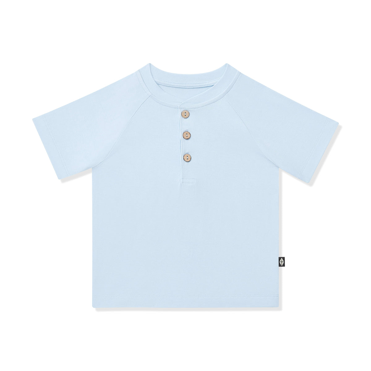Short Sleeve Toddler Henley Tee