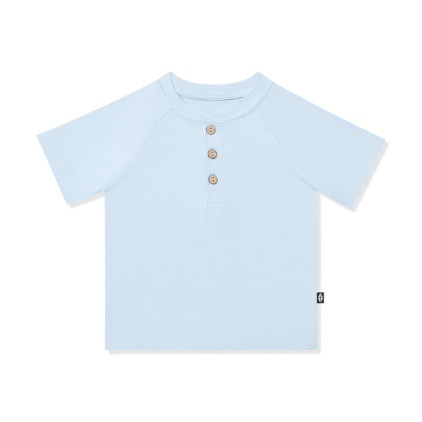 Short Sleeve Toddler Henley Tee