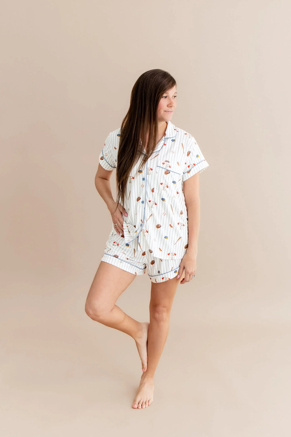 Women's Short Sleeve Pajama Set