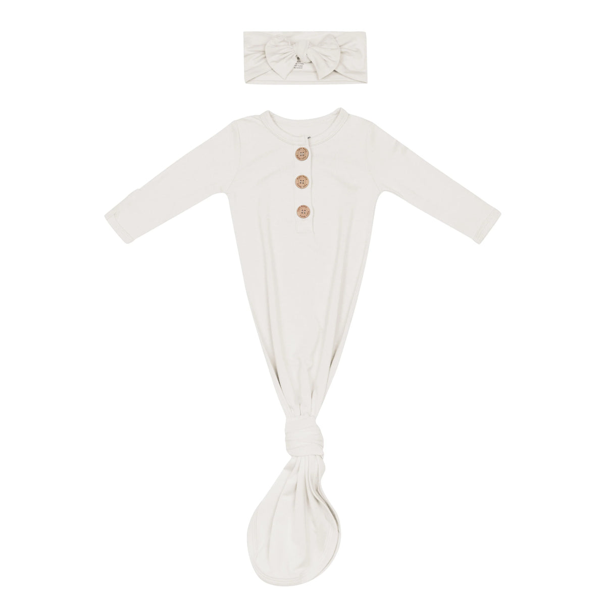 Knotted Day Gown with Bow Set