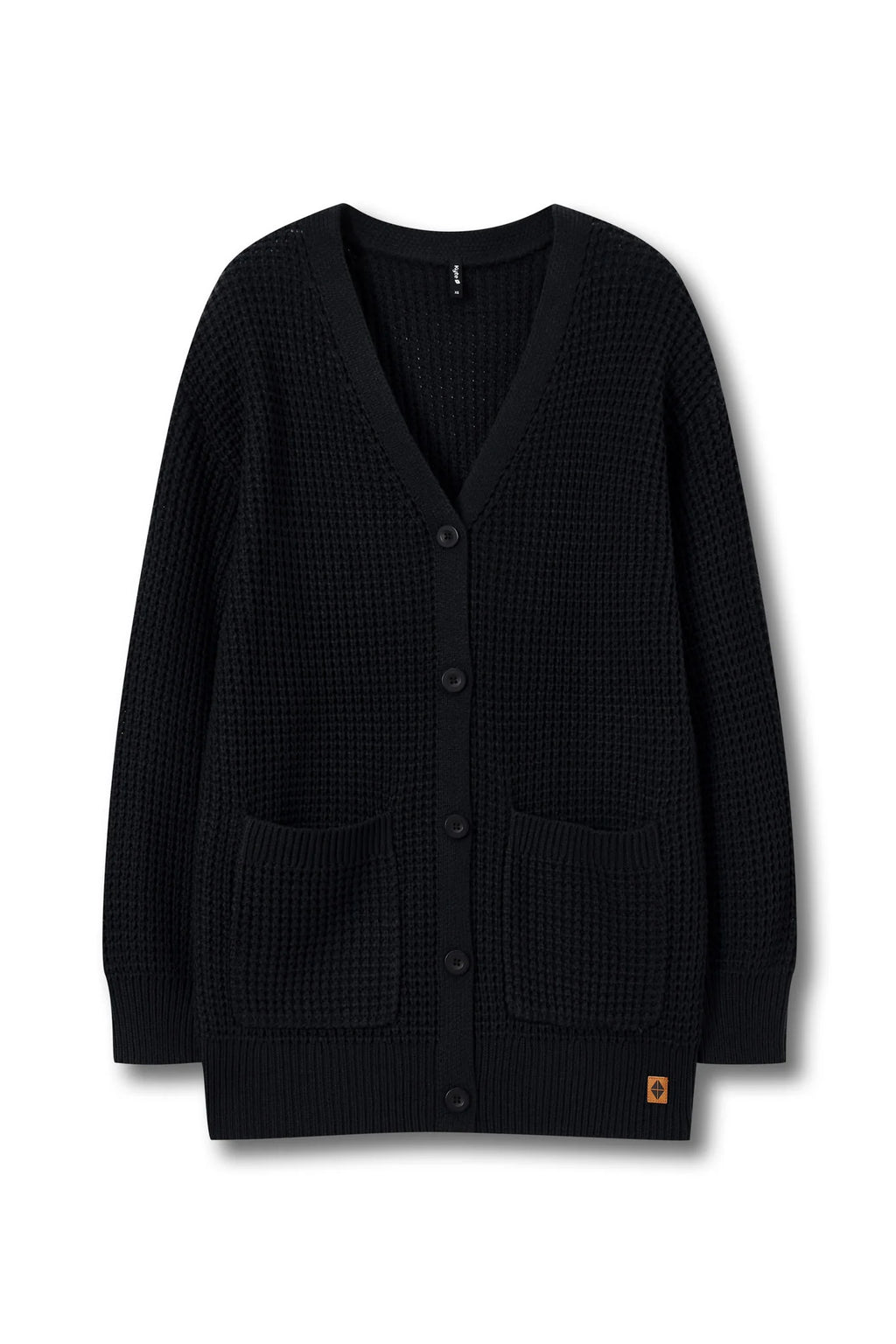 Chunky Knit Women's Waffle Cardigan