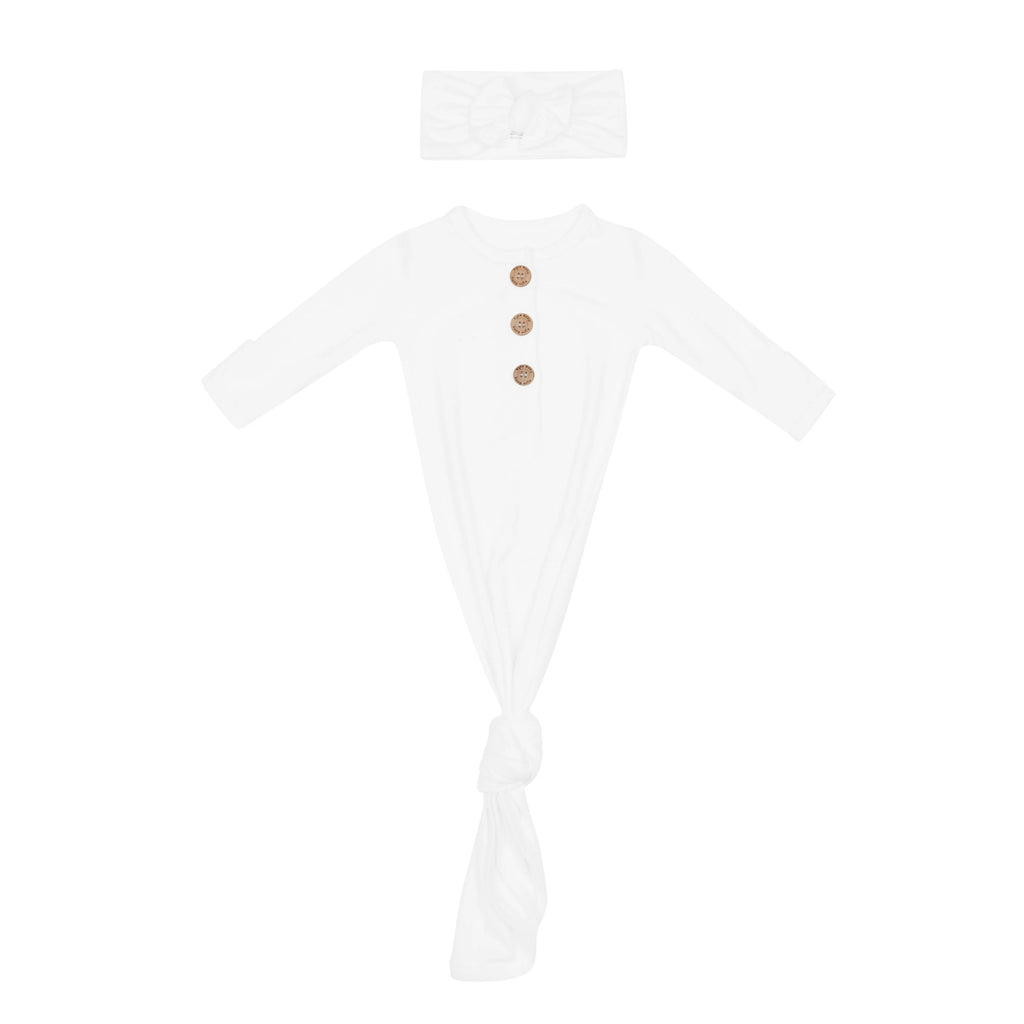 Knotted Day Gown with Bow Set
