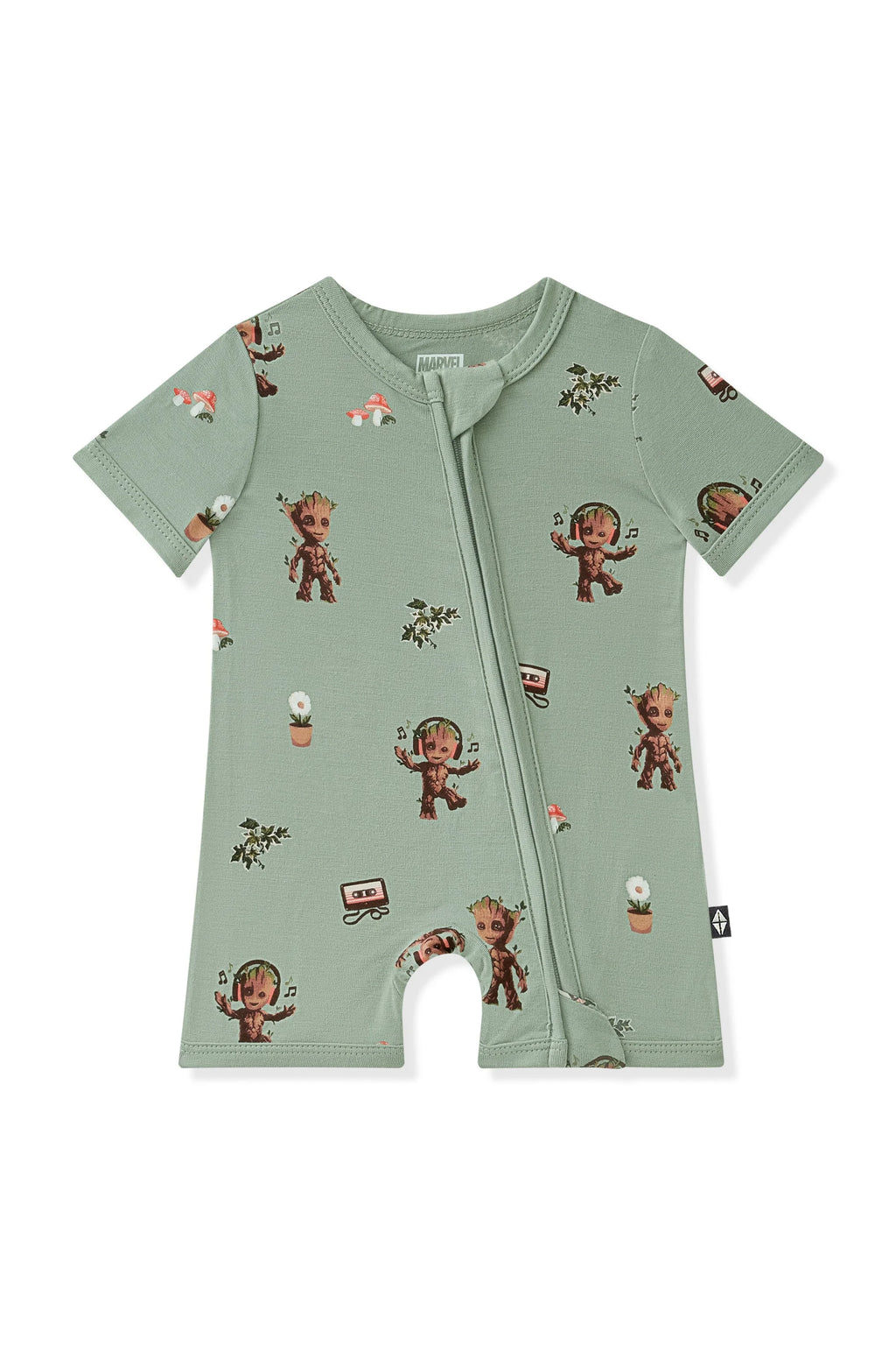 Zipper Shortall Romper