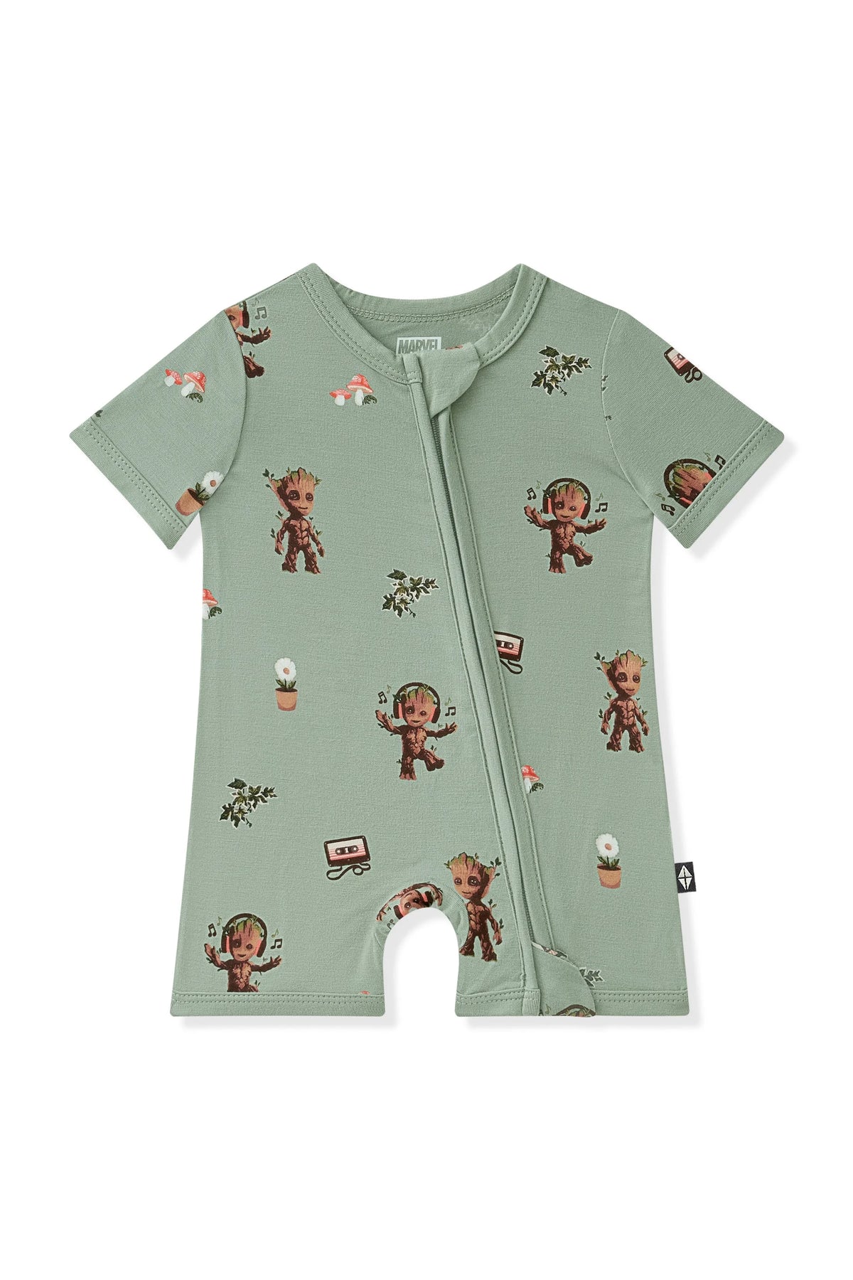 Zipper Shortall Romper