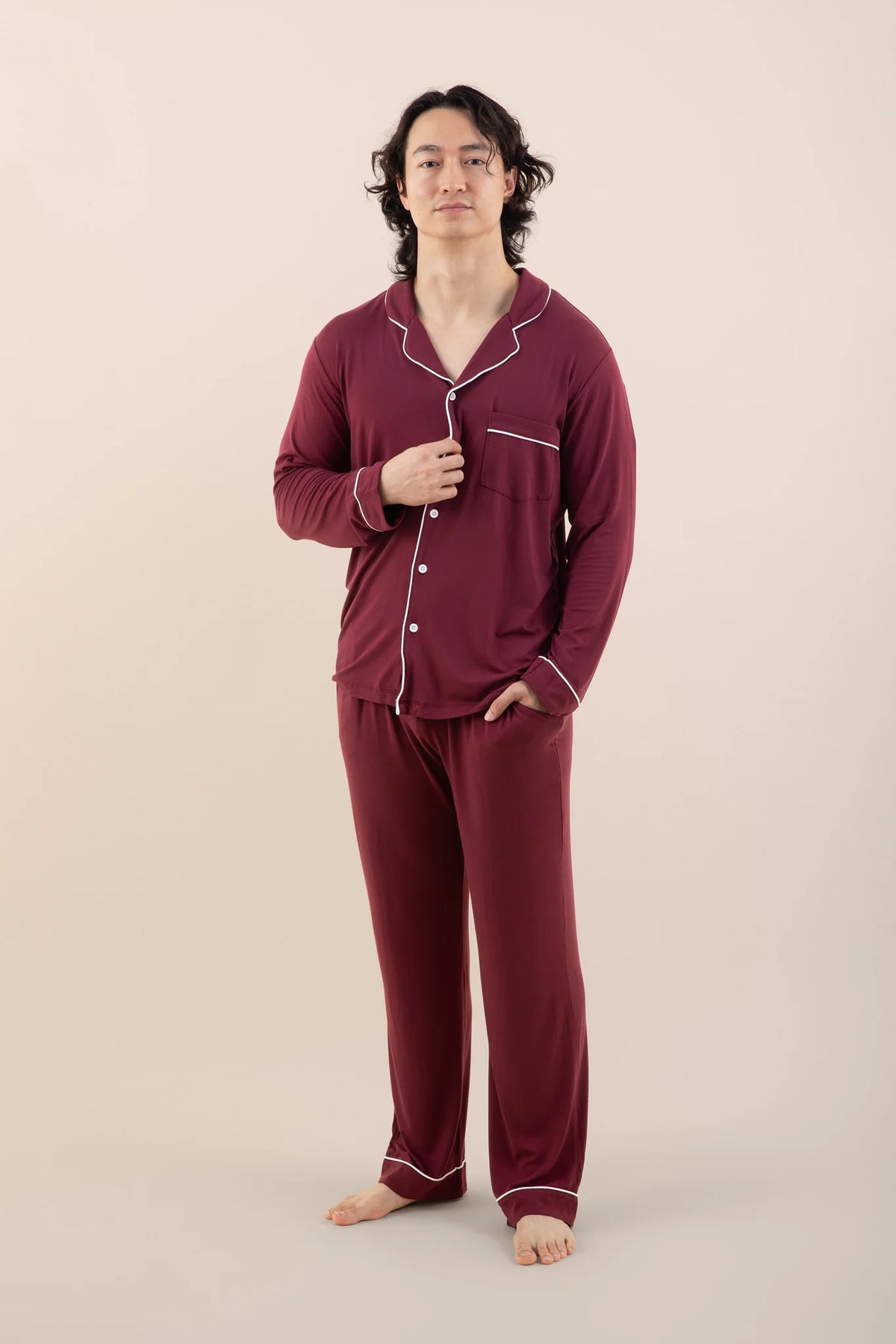 Men's Long Sleeve Pajama Set Main image