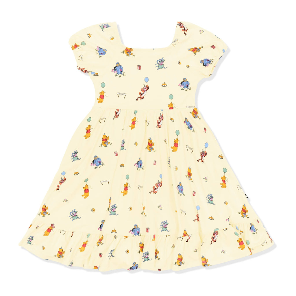 Puff Sleeve Twirl Dress