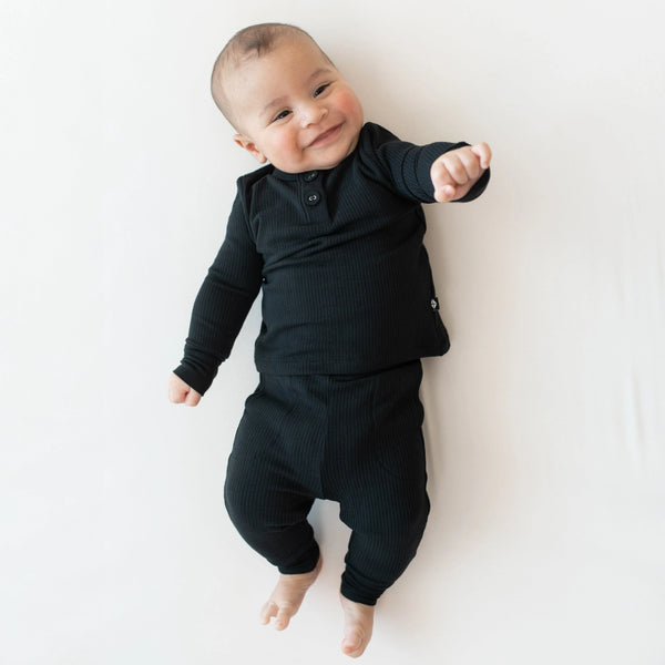Ribbed Infant Henley Set