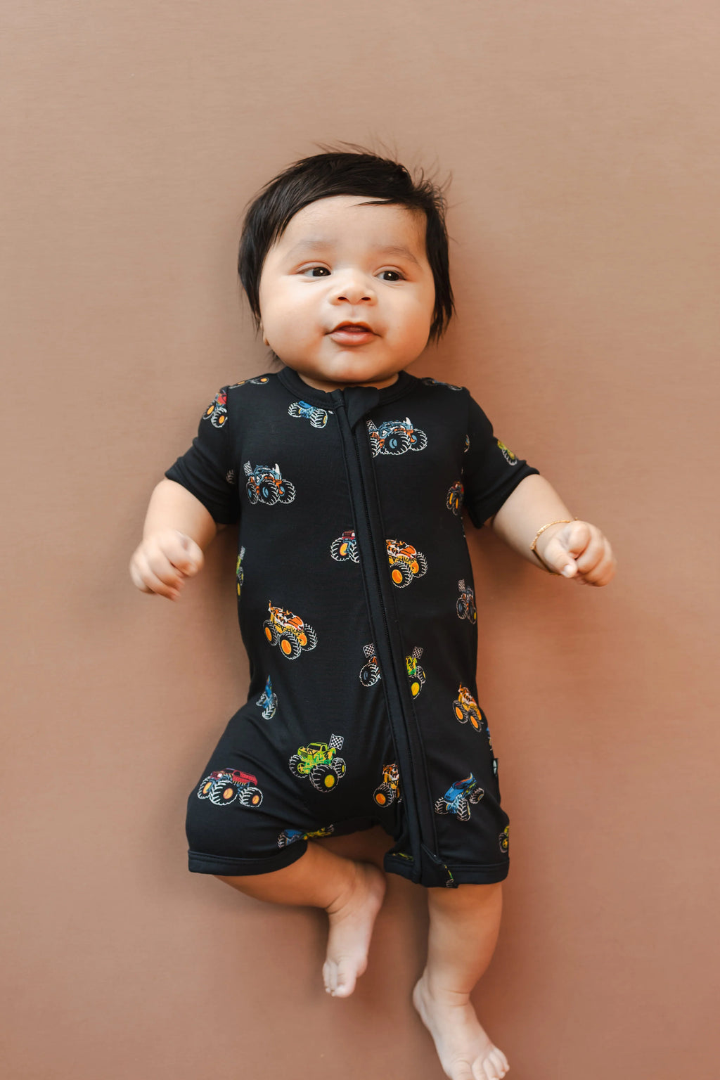 Zipper Shortall Romper