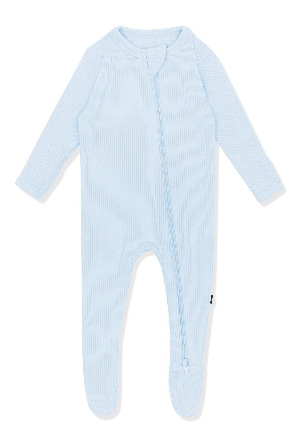Ribbed Zipper Footie