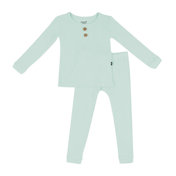 Ribbed Henley Set