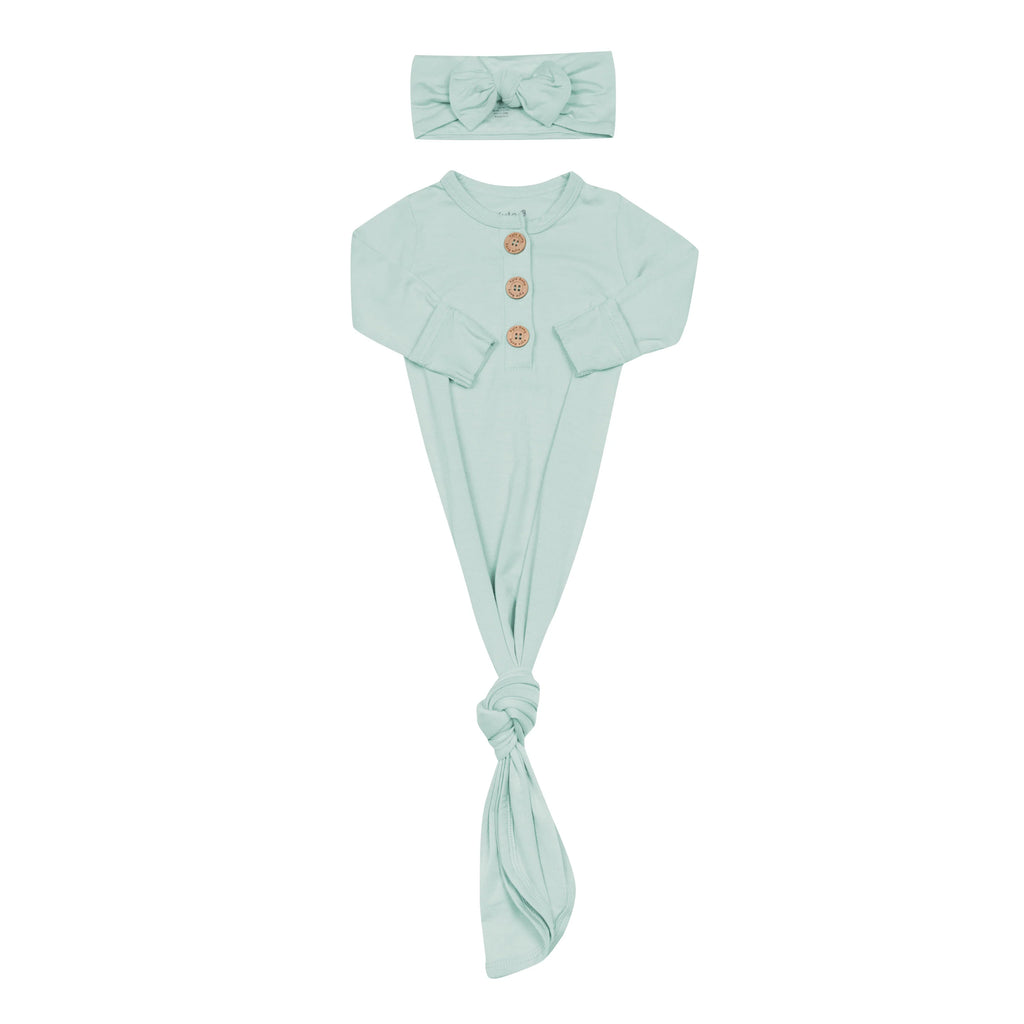 Knotted Day Gown with Bow Set