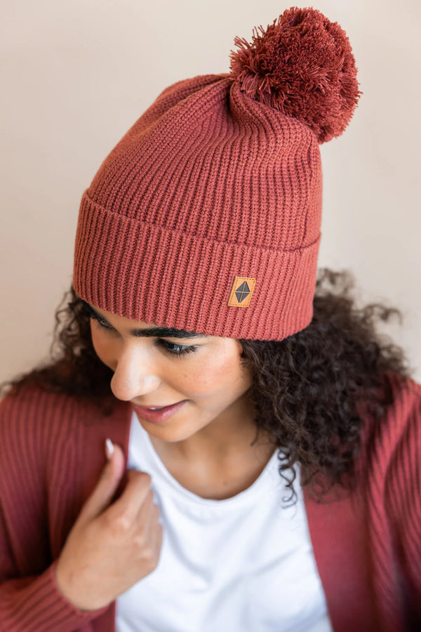 Chunky Knit Adult Pom