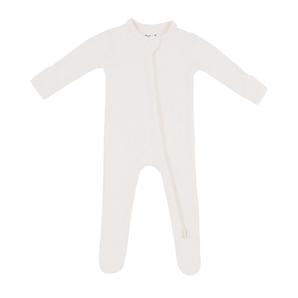 Ribbed Zipper Footie