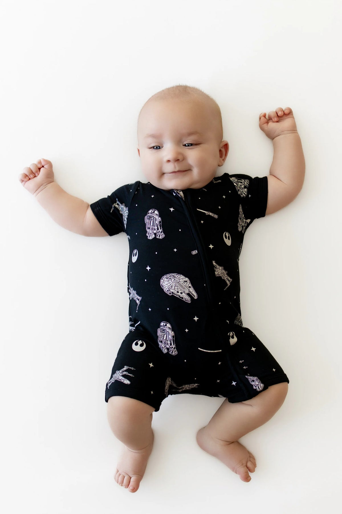 Zipper Shortall Romper