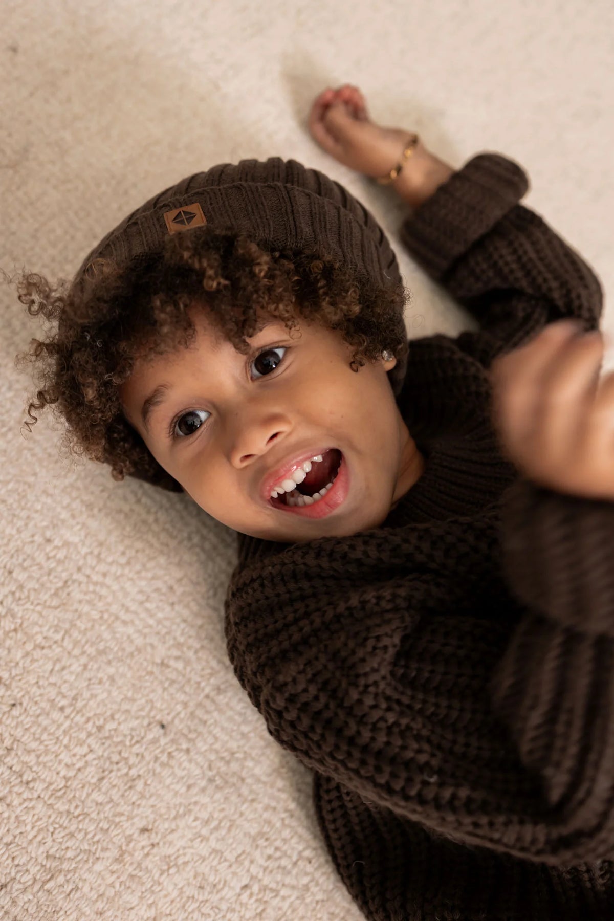 Chunky Knit Ribbed Beanie