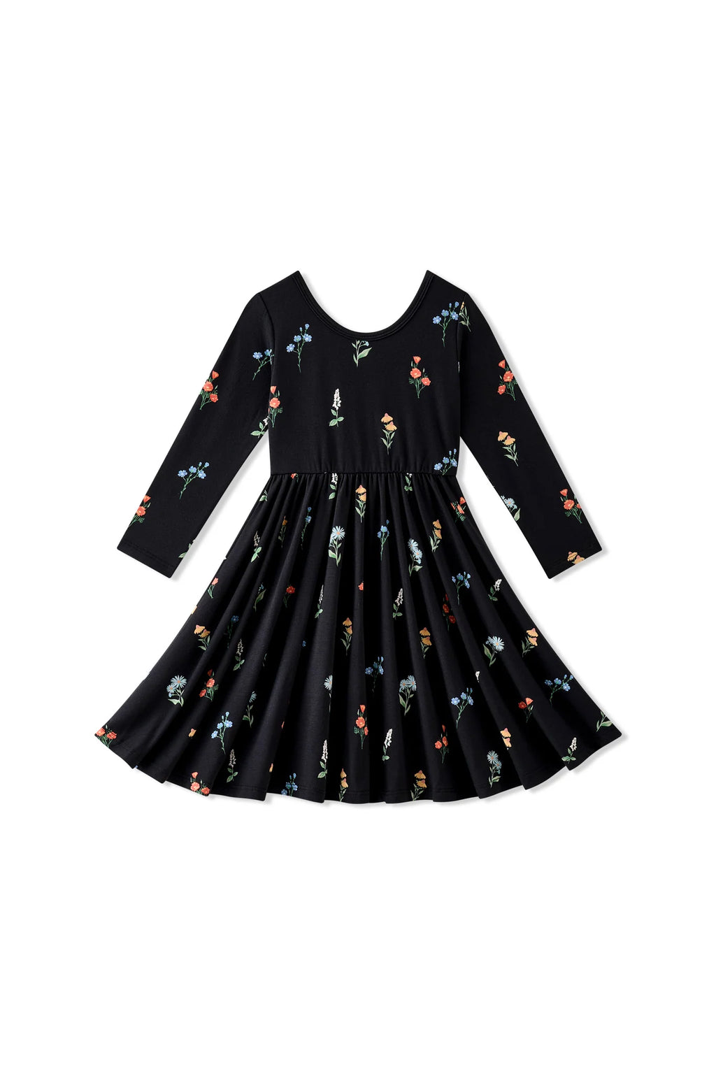 Long Sleeve Twirl Dress