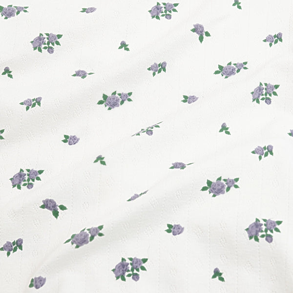 Pointelle Short Sleeve Set