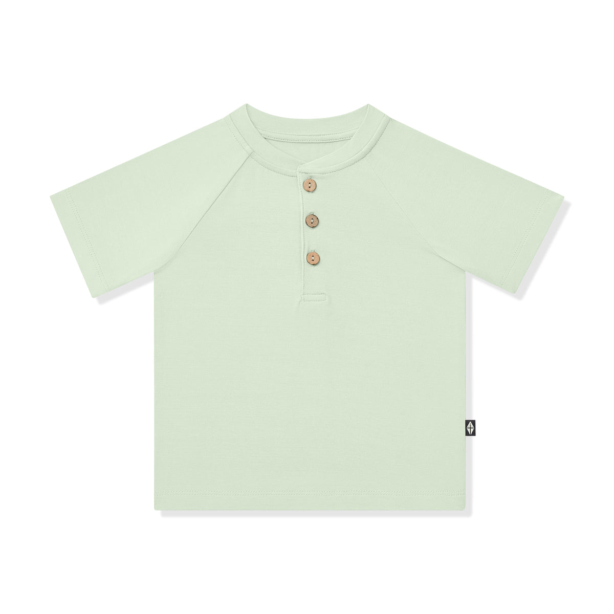 Short Sleeve Toddler Henley Tee
