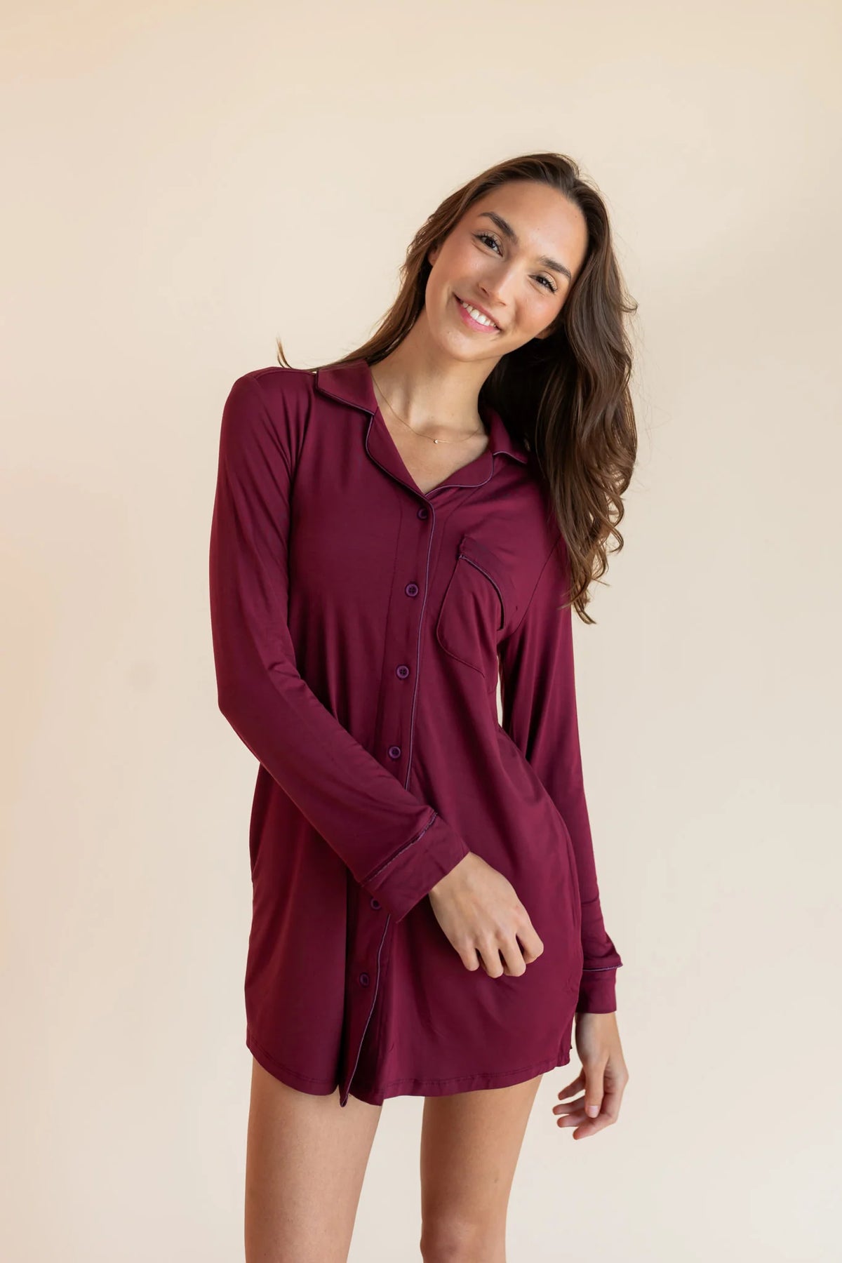 Long Sleeve Women’s Nightshirt