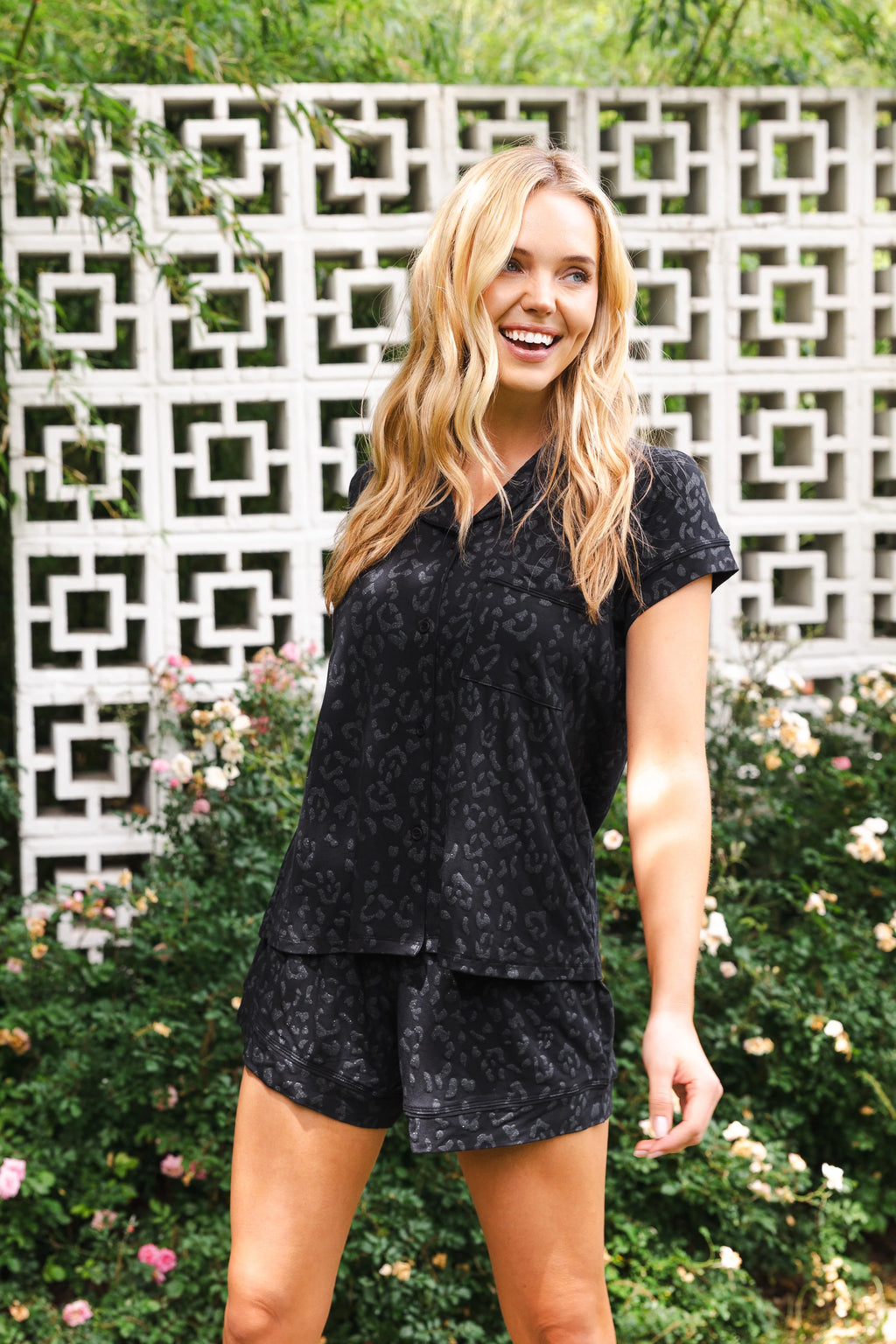 Women’s Short Sleeve Pajama Set