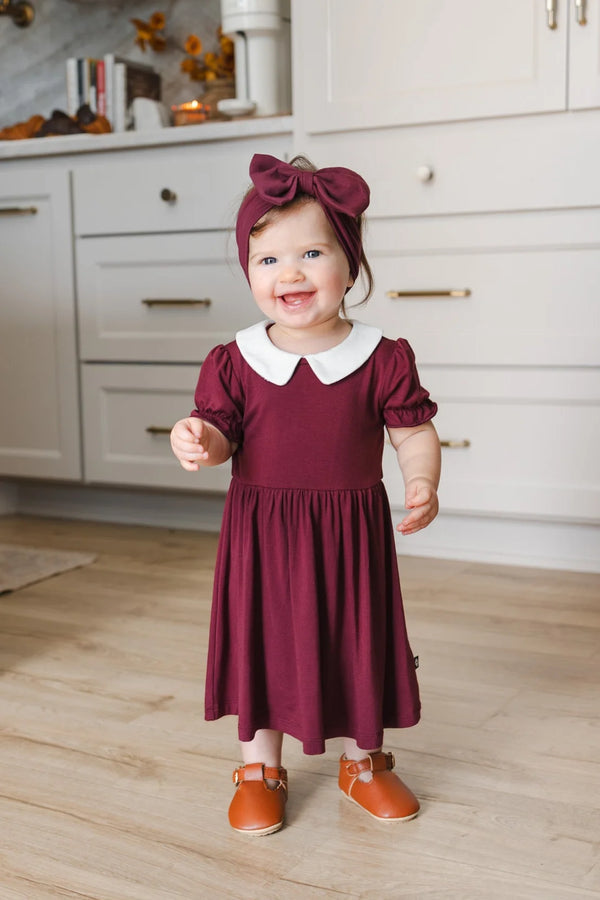 Peter Pan Collar Bodysuit Dress