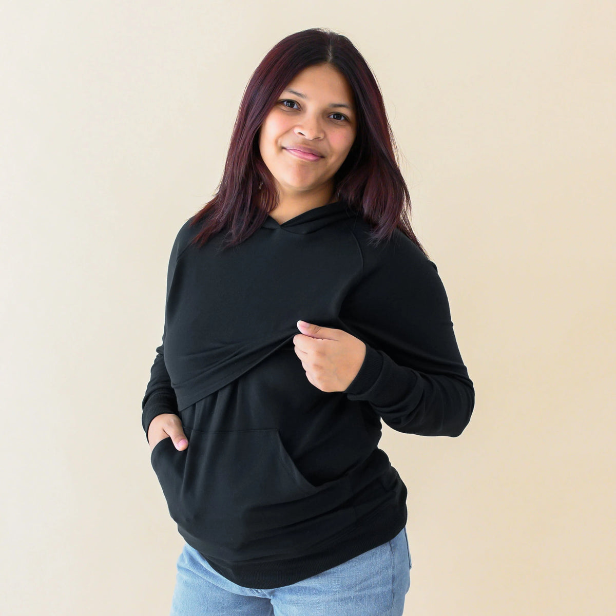 Women's French Terry Nursing Hoodie Main image
