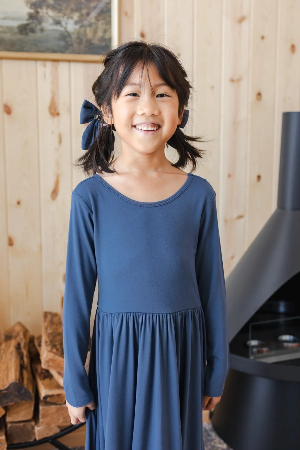 Long Sleeve Twirl Dress