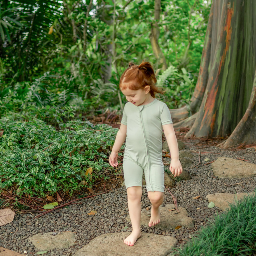 Zipper Shortall Romper