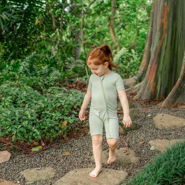 Zipper Shortall Romper