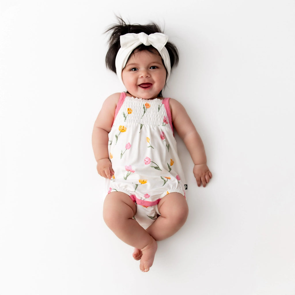 Smocked Bubble Romper