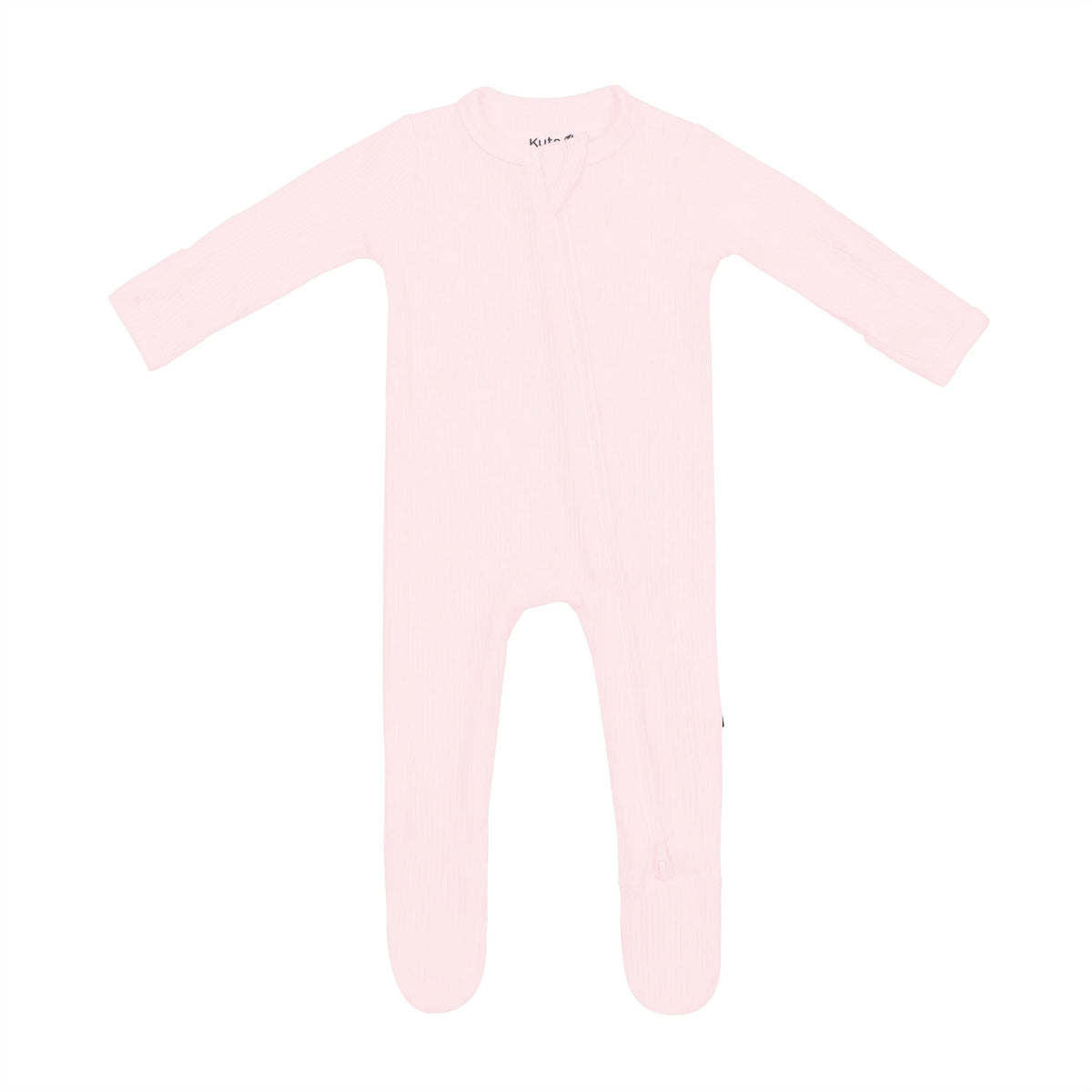 Ribbed Zipper Footie