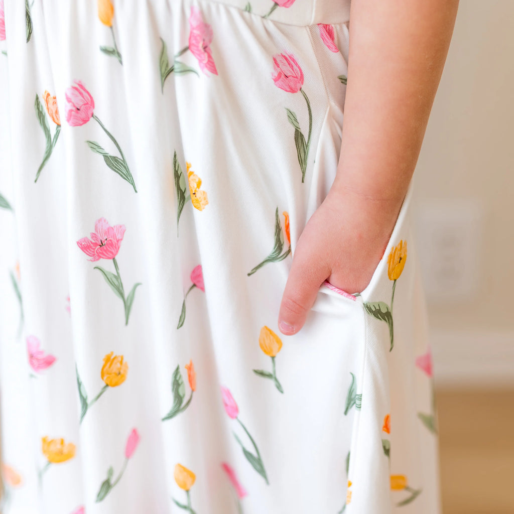 Puff Sleeve Twirl Dress
